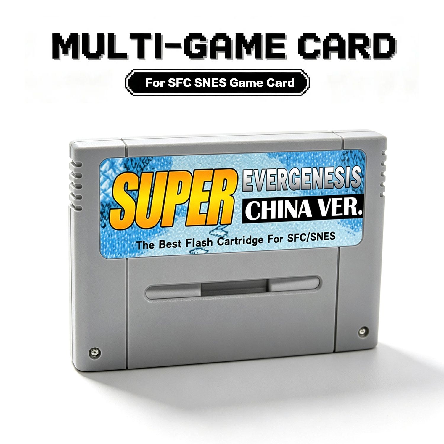 Gaming Console Mario - Cartuccia Flash Super EverGenesis Compatibile con