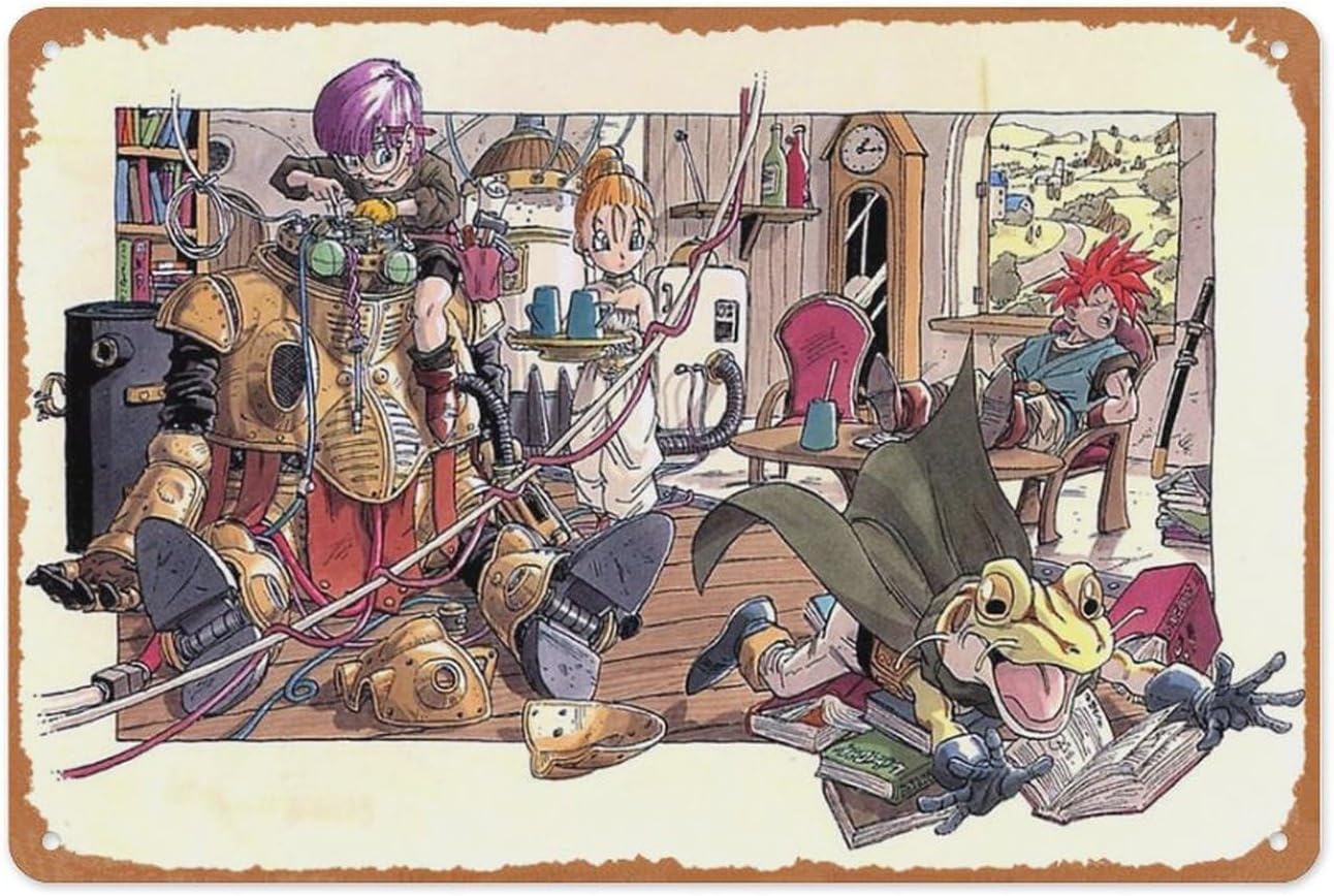 Gaming Console Setup - Targa in metallo per giochi retrò