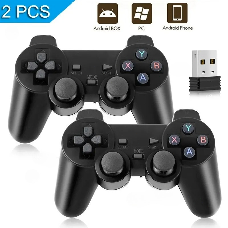 Gaming Console Box - Controller Joystick Wireless USB 2.4G per