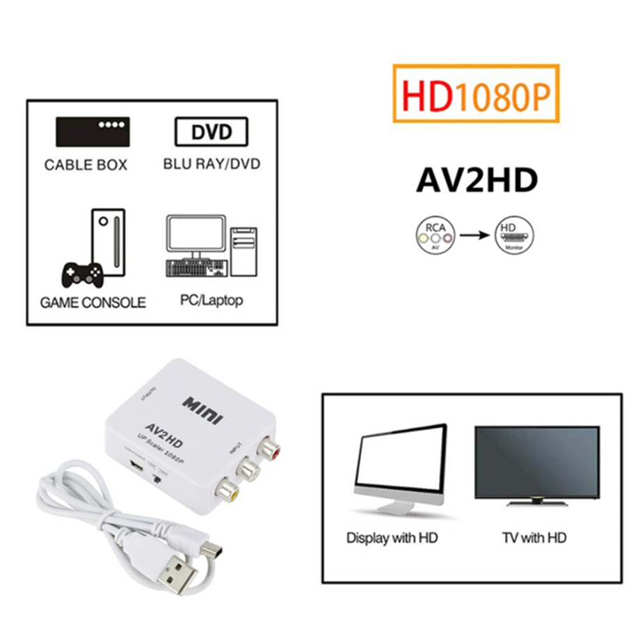 Convertitore HDTV RCA AV CVBS  - Gaming Console Box recensione e prezzo