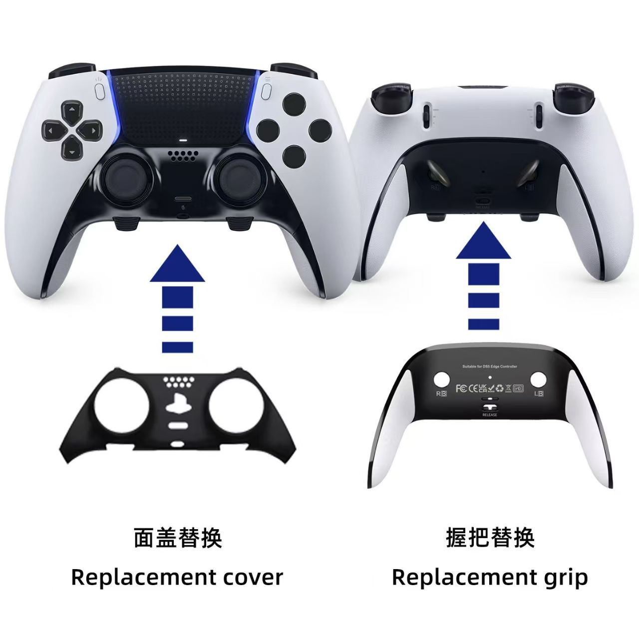 Cover Anteriore e Posteriore p - Sony Controller Dualsense Edge recensione e prezzo