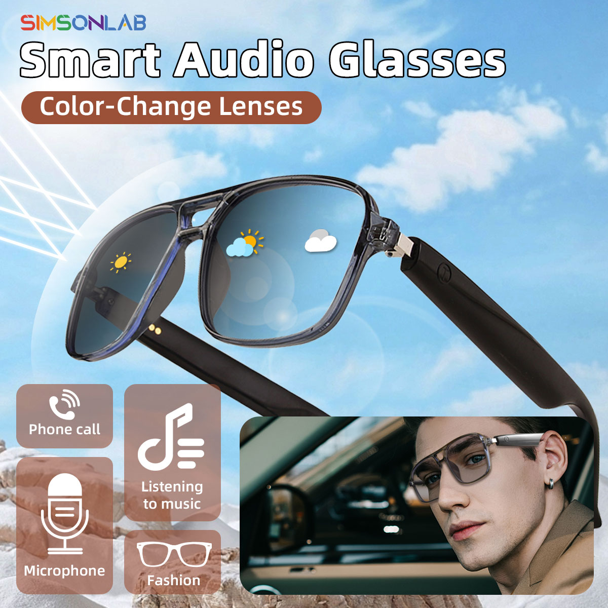 2025 NUOVI occhiali intelligen - Gaming Glasses Uv recensione e prezzo