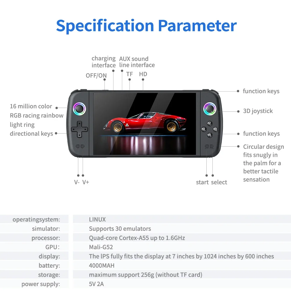 128G M27 Lettore di giochi por - Gaming Console G90 recensione e prezzo