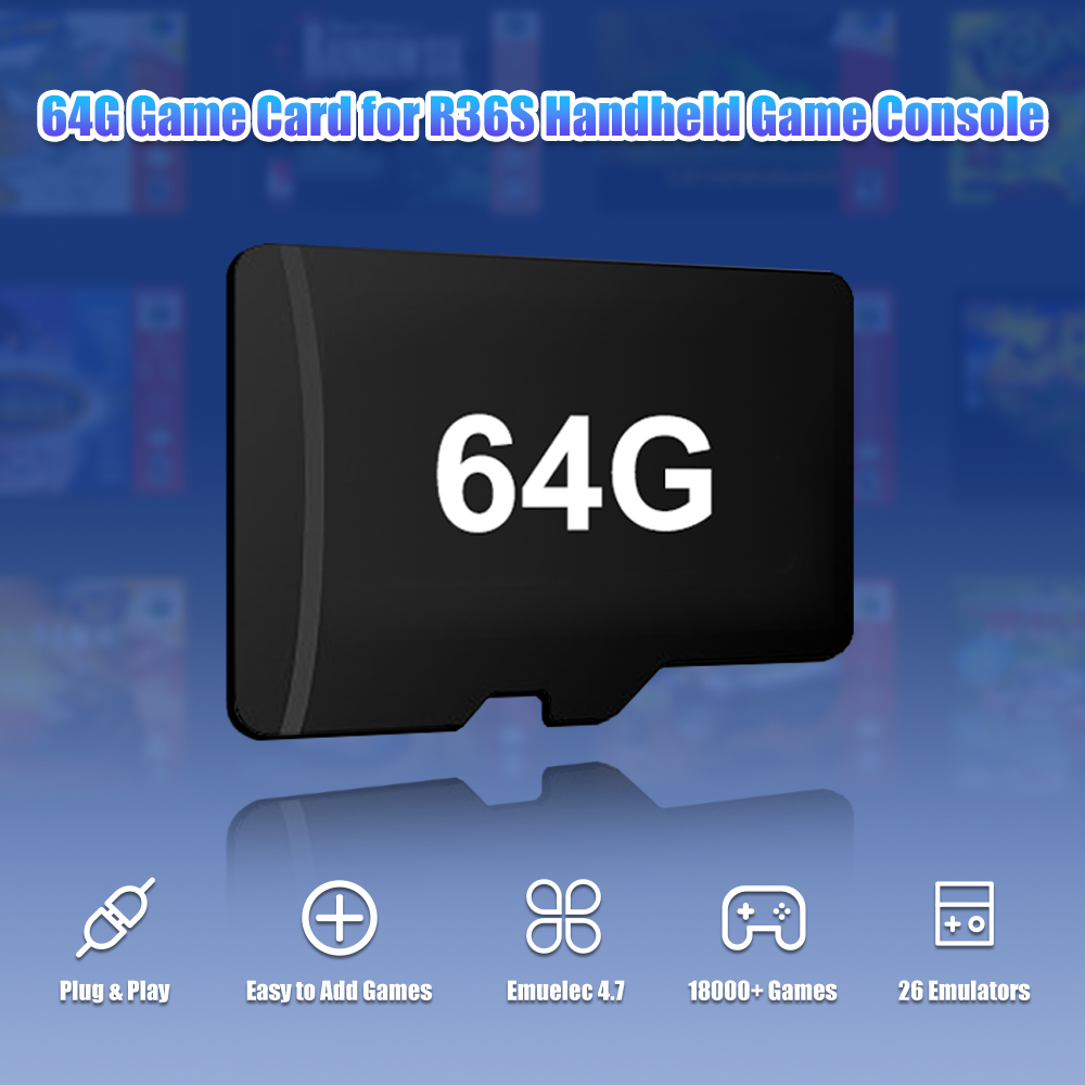 Scheda TF di gioco 64G per con - Gaming Console R36S recensione e prezzo