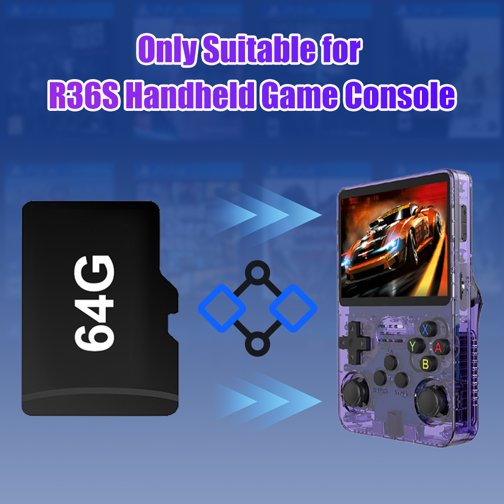 Scheda TF di gioco 64G per con - Gaming Console R36S recensione e prezzo