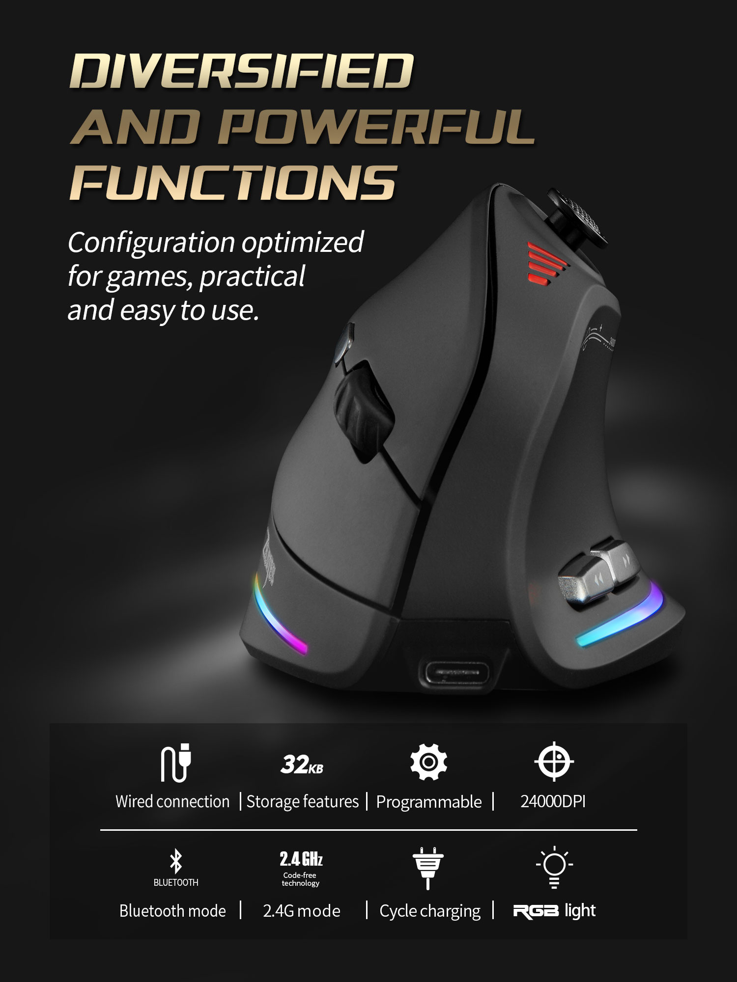 Jomaa Controllo mouse vertical - Pad Gaming Console recensione e prezzo